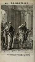 Picture 53 of 58 from La doctrine des moeurs : ou sont representés en cent tableaux la difference des passions, qui enseignent la maniere de parvenir a la sagesse universelle (1682), leaf 396