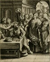 Picture 86 of 199 from La doctrine des moeurs : tiree de la philosophie des stoiques: representee en cent tableaux. Et expliquee en cent discours pour l'instruction de la ieunesse. Au Roy (1646), leaf 110
