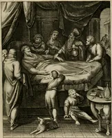 Picture 112 of 199 from La doctrine des moeurs : tiree de la philosophie des stoiques: representee en cent tableaux. Et expliquee en cent discours pour l'instruction de la ieunesse. Au Roy (1646), leaf 136