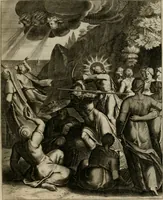 Picture 125 of 199 from La doctrine des moeurs : tiree de la philosophie des stoiques: representee en cent tableaux. Et expliquee en cent discours pour l'instruction de la ieunesse. Au Roy (1646), leaf 150