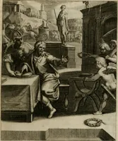 Picture 129 of 199 from La doctrine des moeurs : tiree de la philosophie des stoiques: representee en cent tableaux. Et expliquee en cent discours pour l'instruction de la ieunesse. Au Roy (1646), leaf 154