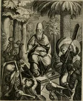 Picture 131 of 199 from La doctrine des moeurs : tiree de la philosophie des stoiques: representee en cent tableaux. Et expliquee en cent discours pour l'instruction de la ieunesse. Au Roy (1646), leaf 156