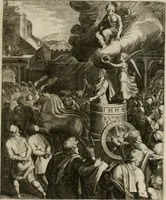 Picture 142 of 199 from La doctrine des moeurs : tiree de la philosophie des stoiques: representee en cent tableaux. Et expliquee en cent discours pour l'instruction de la ieunesse. Au Roy (1646), leaf 168