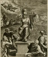 Picture 156 of 199 from La doctrine des moeurs : tiree de la philosophie des stoiques: representee en cent tableaux. Et expliquee en cent discours pour l'instruction de la ieunesse. Au Roy (1646), leaf 182