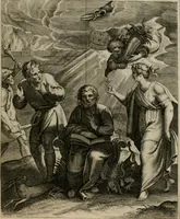 Picture 172 of 199 from La doctrine des moeurs : tiree de la philosophie des stoiques: representee en cent tableaux. Et expliquee en cent discours pour l'instruction de la ieunesse. Au Roy (1646), leaf 198