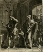 Picture 180 of 199 from La doctrine des moeurs : tiree de la philosophie des stoiques: representee en cent tableaux. Et expliquee en cent discours pour l'instruction de la ieunesse. Au Roy (1646), leaf 206
