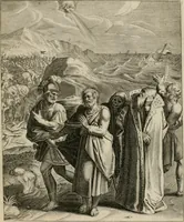 An illustration from La doctrine des moeurs : tiree de la philosophie des stoiques: representee en cent tableaux. Et expliquee en cent discours pour l'instruction de la ieunesse. Au Roy (1646)