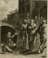 Picture 32 of 199 from La doctrine des moeurs : tiree de la philosophie des stoiques: representee en cent tableaux. Et expliquee en cent discours pour l'instruction de la ieunesse. Au Roy (1646), leaf 56