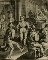 Picture 64 of 199 from La doctrine des moeurs : tiree de la philosophie des stoiques: representee en cent tableaux. Et expliquee en cent discours pour l'instruction de la ieunesse. Au Roy (1646), leaf 88