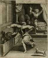 Picture 68 of 199 from La doctrine des moeurs : tiree de la philosophie des stoiques: representee en cent tableaux. Et expliquee en cent discours pour l'instruction de la ieunesse. Au Roy (1646), leaf 92