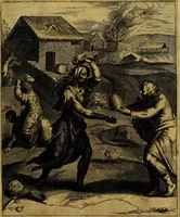 Picture 94 of 208 from La doctrine des moevrs, tiree de la philosophie des stoiques, representee en cent tableavx et expliqvee en cent discovrs pour l'instruction de la ieunesse (1646), leaf 118