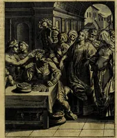 Picture 98 of 208 from La doctrine des moevrs, tiree de la philosophie des stoiques, representee en cent tableavx et expliqvee en cent discovrs pour l'instruction de la ieunesse (1646), leaf 122