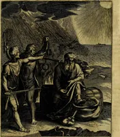 Picture 109 of 208 from La doctrine des moevrs, tiree de la philosophie des stoiques, representee en cent tableavx et expliqvee en cent discovrs pour l'instruction de la ieunesse (1646), leaf 134