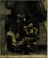 Picture 111 of 208 from La doctrine des moevrs, tiree de la philosophie des stoiques, representee en cent tableavx et expliqvee en cent discovrs pour l'instruction de la ieunesse (1646), leaf 136
