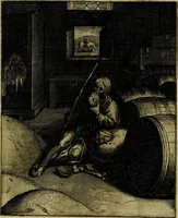 Picture 113 of 208 from La doctrine des moevrs, tiree de la philosophie des stoiques, representee en cent tableavx et expliqvee en cent discovrs pour l'instruction de la ieunesse (1646), leaf 138