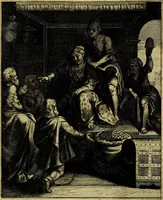 Picture 121 of 208 from La doctrine des moevrs, tiree de la philosophie des stoiques, representee en cent tableavx et expliqvee en cent discovrs pour l'instruction de la ieunesse (1646), leaf 146