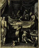 Picture 123 of 208 from La doctrine des moevrs, tiree de la philosophie des stoiques, representee en cent tableavx et expliqvee en cent discovrs pour l'instruction de la ieunesse (1646), leaf 148