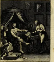 Picture 138 of 208 from La doctrine des moevrs, tiree de la philosophie des stoiques, representee en cent tableavx et expliqvee en cent discovrs pour l'instruction de la ieunesse (1646), leaf 164