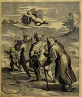 Picture 172 of 208 from La doctrine des moevrs, tiree de la philosophie des stoiques, representee en cent tableavx et expliqvee en cent discovrs pour l'instruction de la ieunesse (1646), leaf 200