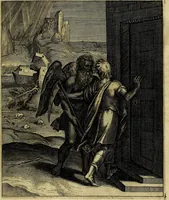 Picture 176 of 208 from La doctrine des moevrs, tiree de la philosophie des stoiques, representee en cent tableavx et expliqvee en cent discovrs pour l'instruction de la ieunesse (1646), leaf 204