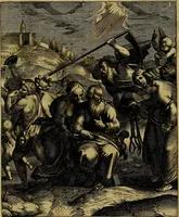 Picture 185 of 208 from La doctrine des moevrs, tiree de la philosophie des stoiques, representee en cent tableavx et expliqvee en cent discovrs pour l'instruction de la ieunesse (1646), leaf 214