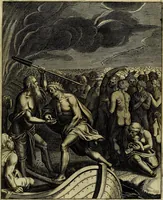 Picture 202 of 208 from La doctrine des moevrs, tiree de la philosophie des stoiques, representee en cent tableavx et expliqvee en cent discovrs pour l'instruction de la ieunesse (1646), leaf 232