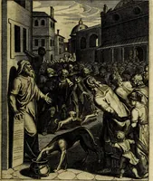 Picture 13 of 208 from La doctrine des moevrs, tiree de la philosophie des stoiques, representee en cent tableavx et expliqvee en cent discovrs pour l'instruction de la ieunesse (1646), leaf 32