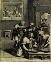 Picture 15 of 208 from La doctrine des moevrs, tiree de la philosophie des stoiques, representee en cent tableavx et expliqvee en cent discovrs pour l'instruction de la ieunesse (1646), leaf 34