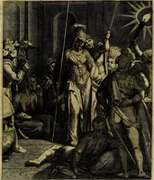 Picture 31 of 208 from La doctrine des moevrs, tiree de la philosophie des stoiques, representee en cent tableavx et expliqvee en cent discovrs pour l'instruction de la ieunesse (1646), leaf 52