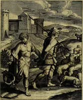 Picture 53 of 208 from La doctrine des moevrs, tiree de la philosophie des stoiques, representee en cent tableavx et expliqvee en cent discovrs pour l'instruction de la ieunesse (1646), leaf 74