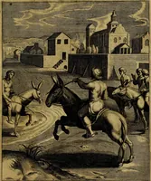 Picture 57 of 208 from La doctrine des moevrs, tiree de la philosophie des stoiques, representee en cent tableavx et expliqvee en cent discovrs pour l'instruction de la ieunesse (1646), leaf 78