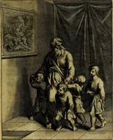 Picture 59 of 208 from La doctrine des moevrs, tiree de la philosophie des stoiques, representee en cent tableavx et expliqvee en cent discovrs pour l'instruction de la ieunesse (1646), leaf 80