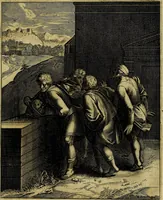Picture 61 of 208 from La doctrine des moevrs, tiree de la philosophie des stoiques, representee en cent tableavx et expliqvee en cent discovrs pour l'instruction de la ieunesse (1646), leaf 82