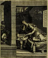 Picture 69 of 208 from La doctrine des moevrs, tiree de la philosophie des stoiques, representee en cent tableavx et expliqvee en cent discovrs pour l'instruction de la ieunesse (1646), leaf 90