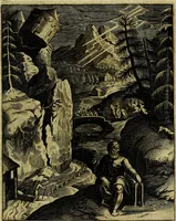Picture 75 of 208 from La doctrine des moevrs, tiree de la philosophie des stoiques, representee en cent tableavx et expliqvee en cent discovrs pour l'instruction de la ieunesse (1646), leaf 96