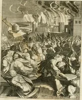 Picture 80 of 209 from La doctrine des murs, tiree de la philosophie des stoiques, representee en cent tableaux et expliquee en cent discours pour l'instruction de la ieunesse (1646), leaf 108