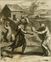Picture 95 of 209 from La doctrine des murs, tiree de la philosophie des stoiques, representee en cent tableaux et expliquee en cent discours pour l'instruction de la ieunesse (1646), leaf 124