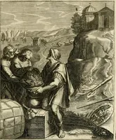 Picture 100 of 209 from La doctrine des murs, tiree de la philosophie des stoiques, representee en cent tableaux et expliquee en cent discours pour l'instruction de la ieunesse (1646), leaf 130