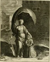 Picture 104 of 209 from La doctrine des murs, tiree de la philosophie des stoiques, representee en cent tableaux et expliquee en cent discours pour l'instruction de la ieunesse (1646), leaf 134