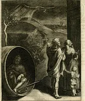 Picture 106 of 209 from La doctrine des murs, tiree de la philosophie des stoiques, representee en cent tableaux et expliquee en cent discours pour l'instruction de la ieunesse (1646), leaf 136