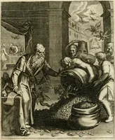 Picture 107 of 209 from La doctrine des murs, tiree de la philosophie des stoiques, representee en cent tableaux et expliquee en cent discours pour l'instruction de la ieunesse (1646), leaf 138