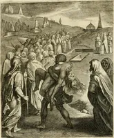 Picture 119 of 209 from La doctrine des murs, tiree de la philosophie des stoiques, representee en cent tableaux et expliquee en cent discours pour l'instruction de la ieunesse (1646), leaf 150