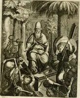 Picture 142 of 209 from La doctrine des murs, tiree de la philosophie des stoiques, representee en cent tableaux et expliquee en cent discours pour l'instruction de la ieunesse (1646), leaf 174