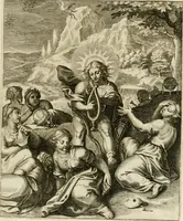 Picture 159 of 209 from La doctrine des murs, tiree de la philosophie des stoiques, representee en cent tableaux et expliquee en cent discours pour l'instruction de la ieunesse (1646), leaf 192