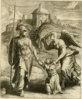 Picture 161 of 209 from La doctrine des murs, tiree de la philosophie des stoiques, representee en cent tableaux et expliquee en cent discours pour l'instruction de la ieunesse (1646), leaf 194