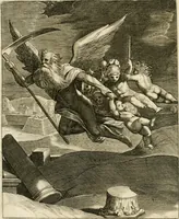 Picture 174 of 209 from La doctrine des murs, tiree de la philosophie des stoiques, representee en cent tableaux et expliquee en cent discours pour l'instruction de la ieunesse (1646), leaf 208