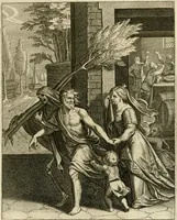 Picture 196 of 209 from La doctrine des murs, tiree de la philosophie des stoiques, representee en cent tableaux et expliquee en cent discours pour l'instruction de la ieunesse (1646), leaf 232