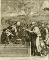 Picture 200 of 209 from La doctrine des murs, tiree de la philosophie des stoiques, representee en cent tableaux et expliquee en cent discours pour l'instruction de la ieunesse (1646), leaf 236