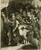 Picture 20 of 209 from La doctrine des murs, tiree de la philosophie des stoiques, representee en cent tableaux et expliquee en cent discours pour l'instruction de la ieunesse (1646), leaf 44