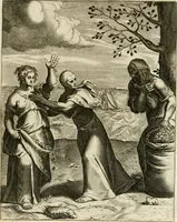 Picture 29 of 209 from La doctrine des murs, tiree de la philosophie des stoiques, representee en cent tableaux et expliquee en cent discours pour l'instruction de la ieunesse (1646), leaf 54